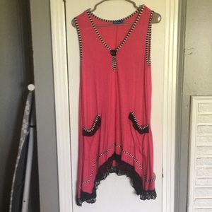 Beautiful Aster pink Sleeveless Tunic Reserved